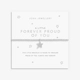 A Little 'Forever Proud Of You' Bracelet In Silver Plating
