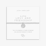 A Little 'Love And Friendship' Bracelet In Silver Plating