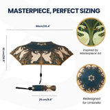 Signare Tapestry Swan Automatic Folding Umbrella