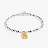 A Little 'Everything Happens For A Reason' Bracelet In Silver And Gold Plating