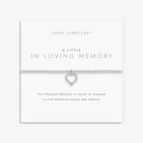 A Little 'In Loving Memory' Bracelet In Silver Plating