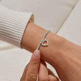 A Little 'In Loving Memory' Bracelet In Silver Plating