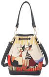 Signare Tapestry Rosina Cat Coppia Bucket Bag