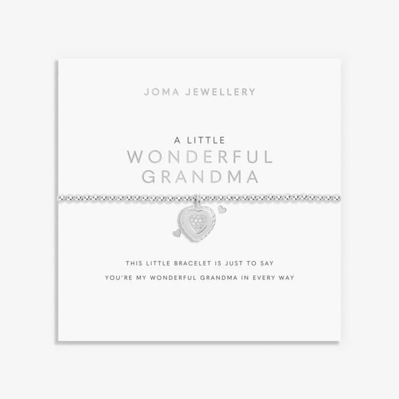 A Little 'Wonderful Grandma' Bracelet In Silver Plating