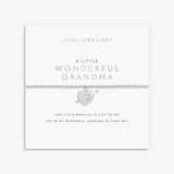 A Little 'Wonderful Grandma' Bracelet In Silver Plating