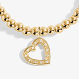 A Little 'Happy Birthday Beautiful' Bracelet In Gold Plating