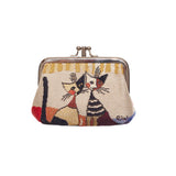 Signare Tapestry Rosina Cat Coppia Frame Purse
