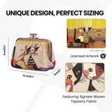Signare Tapestry Rosina Cat Coppia Frame Purse