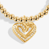 A Little 'Forever Thankful You're My Friend' Bracelet In Gold Plating