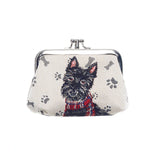 Signare Tapestry Scottie Dog Frame Purse