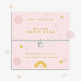 Kids' Confetti A Little 'Super Star' Bracelet In Silver Plating