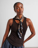 Mocha Satin Multiway Scarf