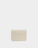 Nova Woven Texture Card Holder Off White