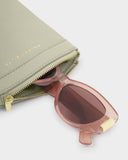 Green Mist Clip-On Duo Sunglasses Case
