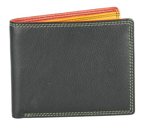 Unisex notecase, Black Tropical