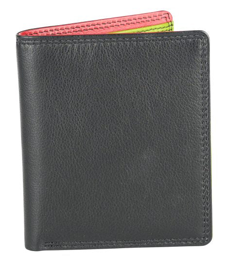 Unisex notecase, Black Tropical