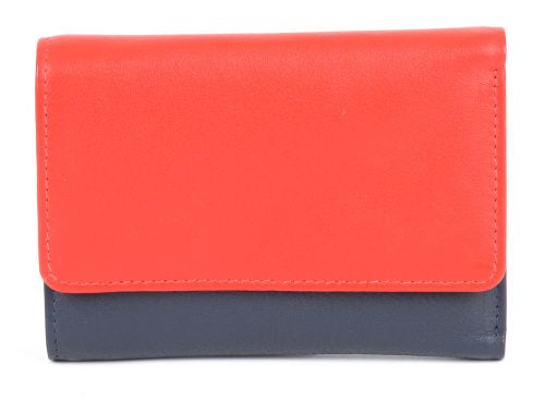 Ladies Wallet Purse Red & Navy