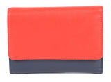 Ladies Wallet Purse Red & Navy