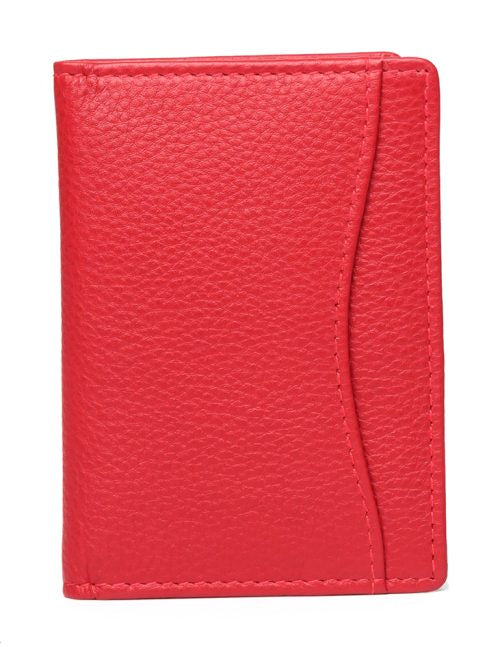 Travel Card Holder, Robin Red