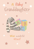 A Baby Granddaughter, What Wonderful News
