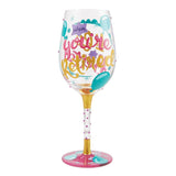Life When Retired Wine Glass