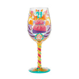 Happy 21st Birthday Wine Glass