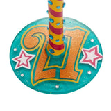 Happy 21st Birthday Wine Glass