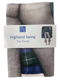 Highland Swing Cotton Tea Towel
