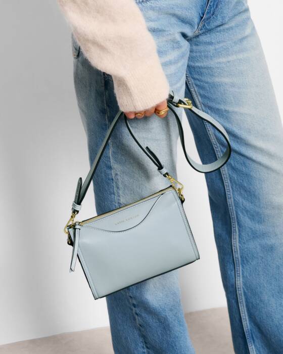 Alba Crossbody Bag, Moonstone Blue
