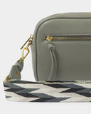 Hallie Crossbody Bag, Graphite Green