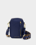 Hallie Small Crossbody Bag, Midnight Blue