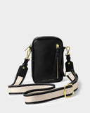 Hallie Small Crossbody Bag, Black