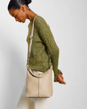 Hallie Satchel Bag, Light Taupe