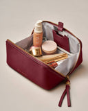 Fold-Out Mirror Makeup Bag, Cherry