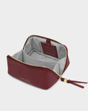 Fold-Out Mirror Makeup Bag, Cherry