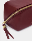 Fold-Out Mirror Makeup Bag, Cherry