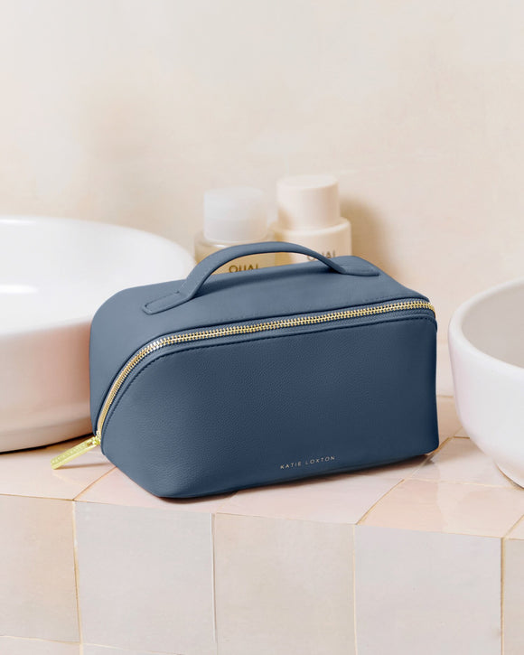 Medium Make Up And Wash Bag, Navy