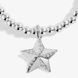 Christmas A Little 'Merry Christmas Auntie' Bracelet In Silver Plating