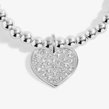 Christmas A Little 'In Our Hearts This Christmas And Always' Bracelet In Silver