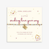 Little Stories 'Sending Love Your Way' Bracelet In Silver and Gold Plating