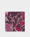 Printed Scarf, Organic Heart