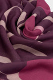 Printed Scarf, Organic Heart