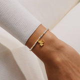 Little Stories 'Love And Luck' Bracelet In Silver and Gold Plating