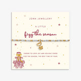 Christmas Little Stories 'Fizz The Season' Bracelet In Silver and Gold Plating