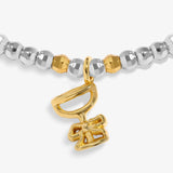 Christmas Little Stories 'Fizz The Season' Bracelet In Silver and Gold Plating