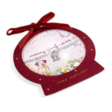 Snowglobe A Little 'Merry Woof-Mas' Bracelet In Silver Plating