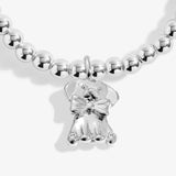 Snowglobe A Little 'Merry Woof-Mas' Bracelet In Silver Plating