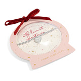 Snowglobe A Little 'With Love At Christmas' Bracelet In Silver Plating