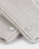 Sequin Hand Warmer Gloves, Pale Grey