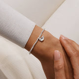 Christmas Cracker 'Christmas Robin' Bracelet In Silver Plating